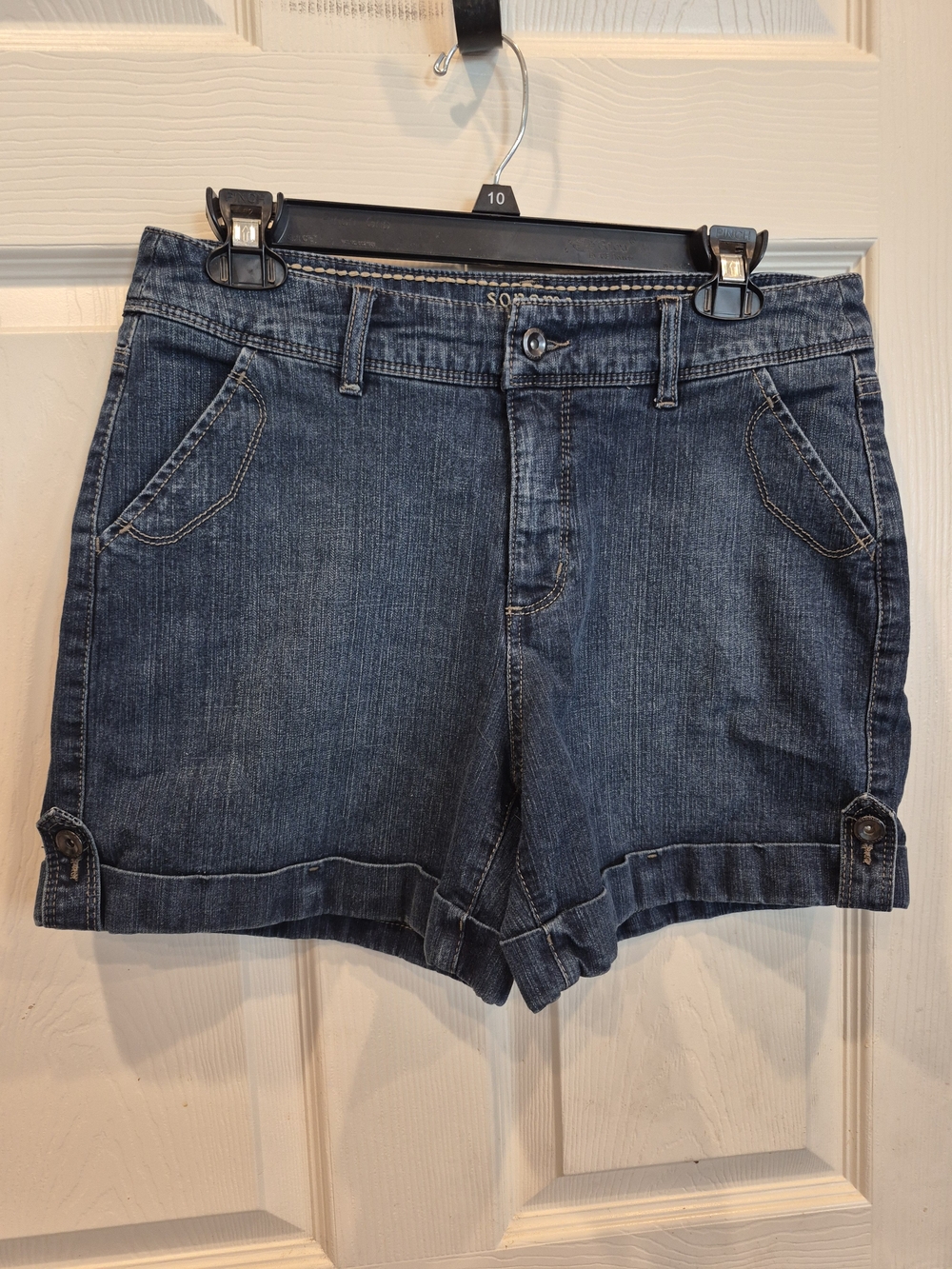 5/25 Sonoma Dark Blue Denim Cuffed Shorts